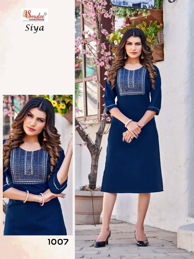 Rung Siya Ethnic Wear Wholesale Designer Kurtis Catalog